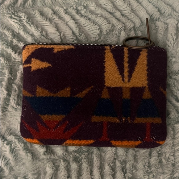 Pendleton Aztec Wool Pouch - Purple and Gold - Picture 5 of 5